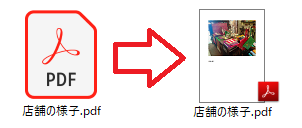 PDFファイルの中身を小さく表示する方法